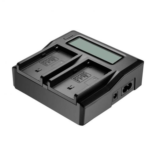 Power Supply for MECHA: Dual-Channel Charger With LCD Display & 2 NP-F550 Type Batteries (F9939) - Image 2