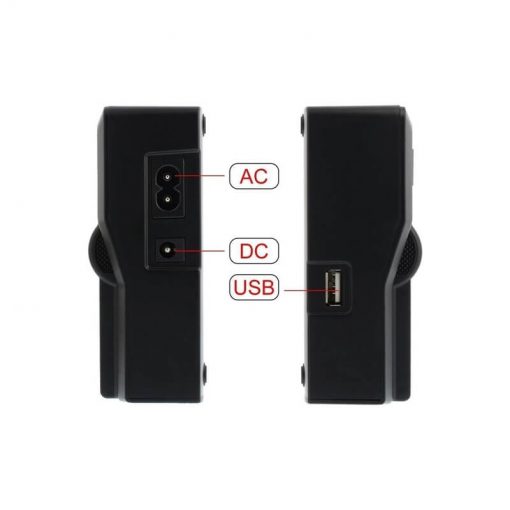 Power Supply for MECHA: Dual-Channel Charger With LCD Display & 2 NP-F550 Type Batteries (F9939) - Image 3